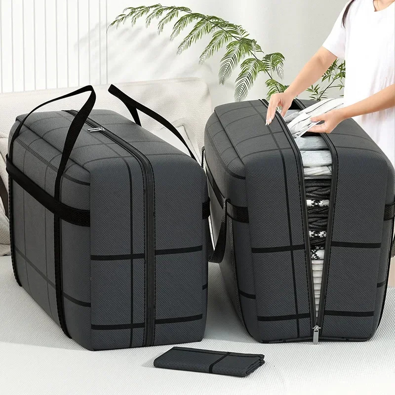 Large Capacity Clothing Organizer Down Comforter Storage Bag Travel Packaging Home Specific 241226