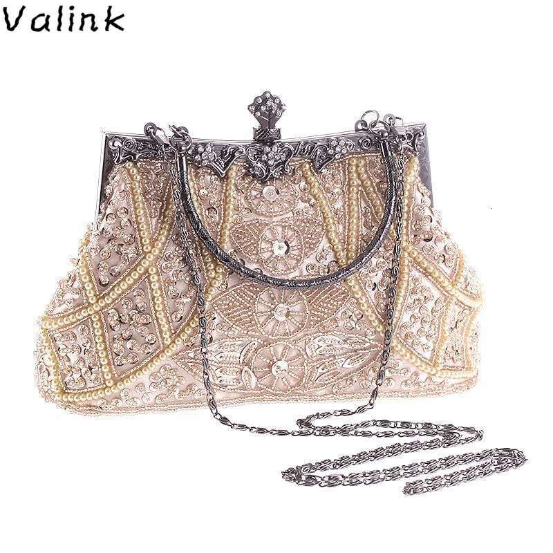 New Retro Handbag Clutch Bag Embroidered Design Ladies Wedding Evening Party Dinner Bag Bags For Women
