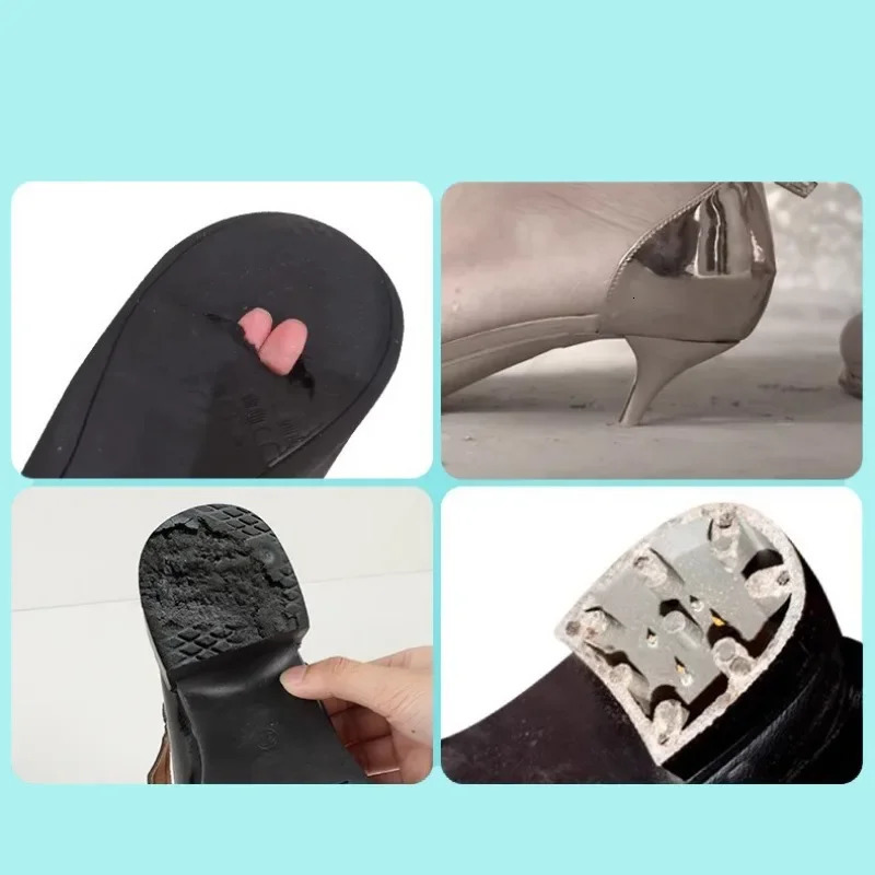 Sole Cuttable Anti Slip Sticker High Heels Damage Patch Shoes Wear Resistant Self Adhesive Stickers Boots Protective Paster 250106