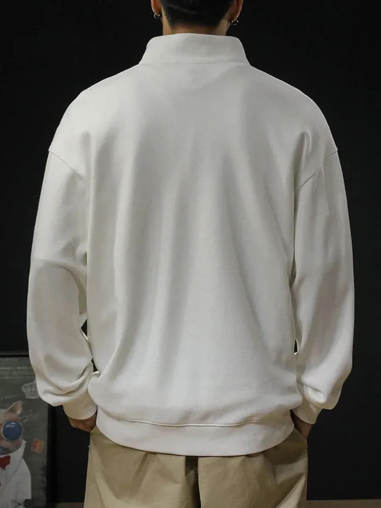 Mens Polo Shirt Mens Sports Shirt Graphic Top Baggy Black Long Sleeve High Fashion Trends Size Original 250103