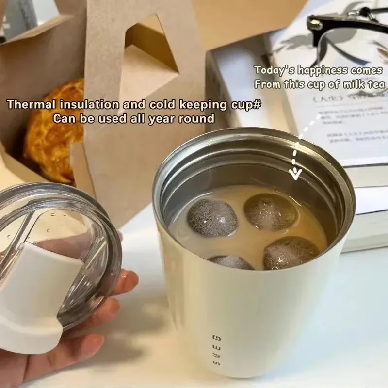 320ML Stainless Steel Thermos Bottle Vacuum Flasks Insulated Water Bottles Tumbler Thermos Cup Coffee Cup Travel Mug 10.82oz 250106