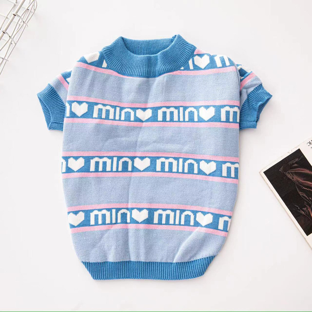 Fashion Luxury Dog Sweater Heavy Warm High Quality Pet Clothing Designer Dog Clothes