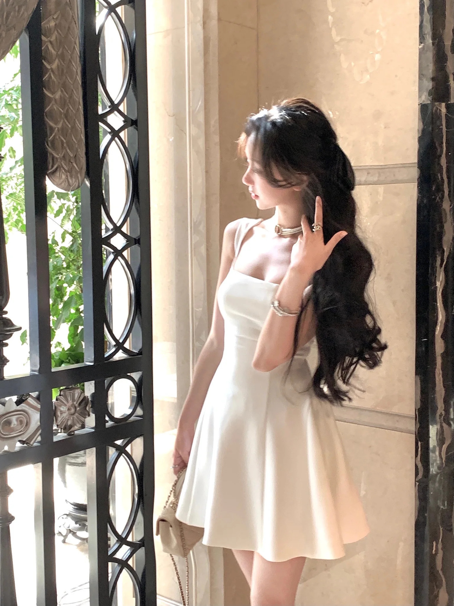Even Party Red Dres Casual Elegant Clothing Dress Korea Fashioon Summer 2024 Sleeveless Strap Mini Female 250103