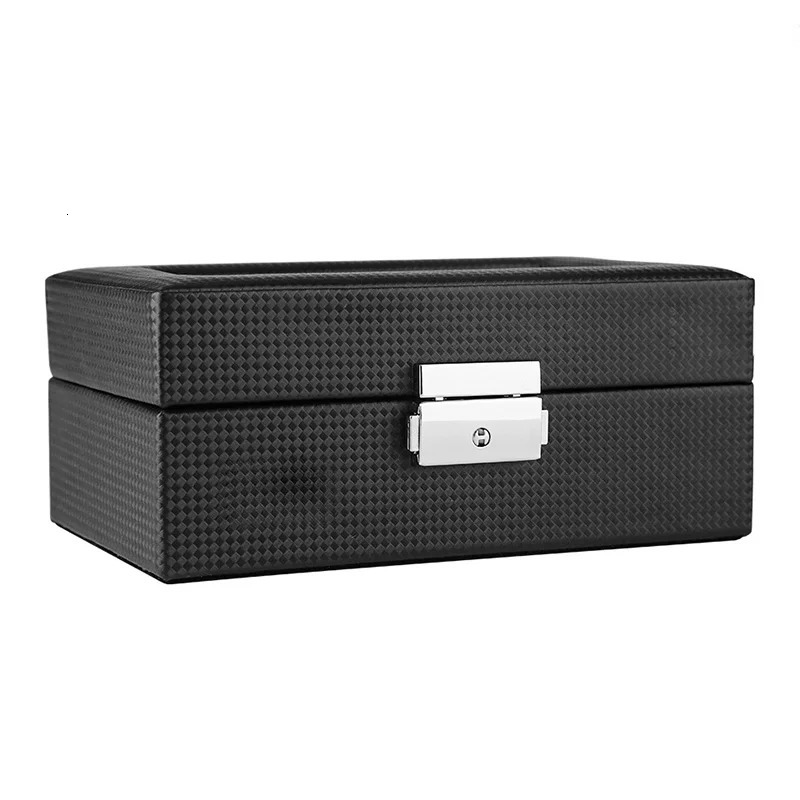 Watch Box Gift Box 3 Carbon Fiber Black Watch Storage Display Box 3 Watch Box Watch Organizer Gift Customization 250102