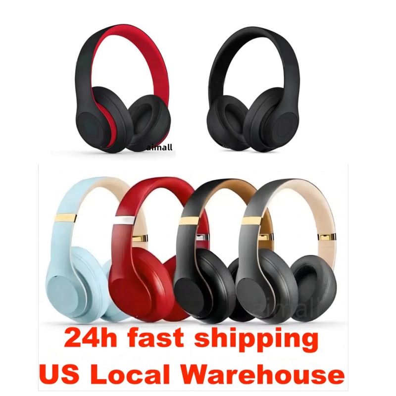 wireless headphones bluetooth headsets Bluetooth headphone Local Warehouse earphone Noise cancelling headset Mic Gamer Folding motion aimall