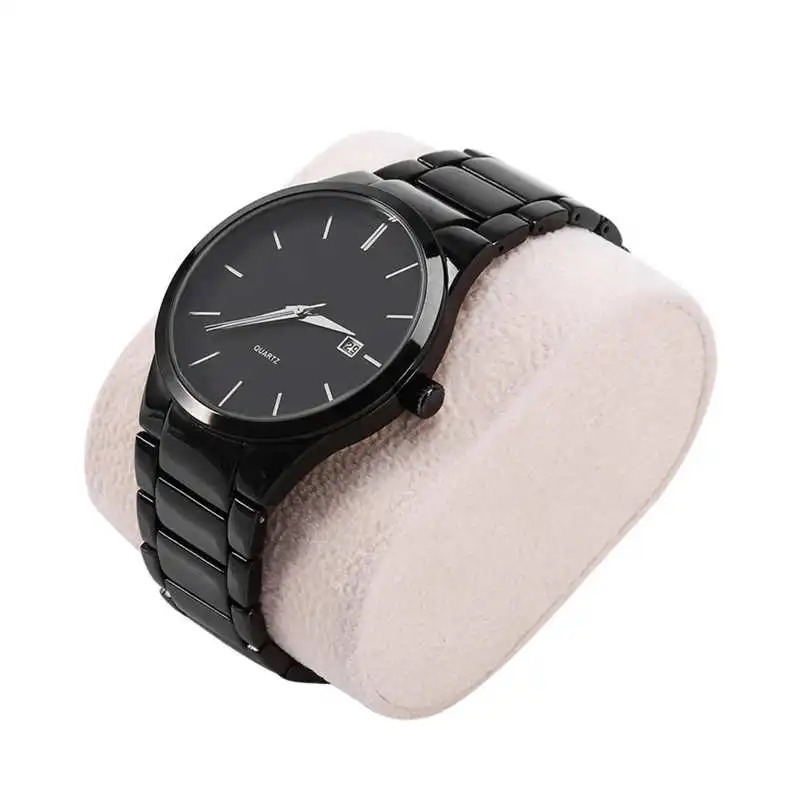 2Colors 3 Grid Cylindrical Watch Roller Stand Watch Display Box Jewelry Gift Box Watch Organizer Supplies 250102