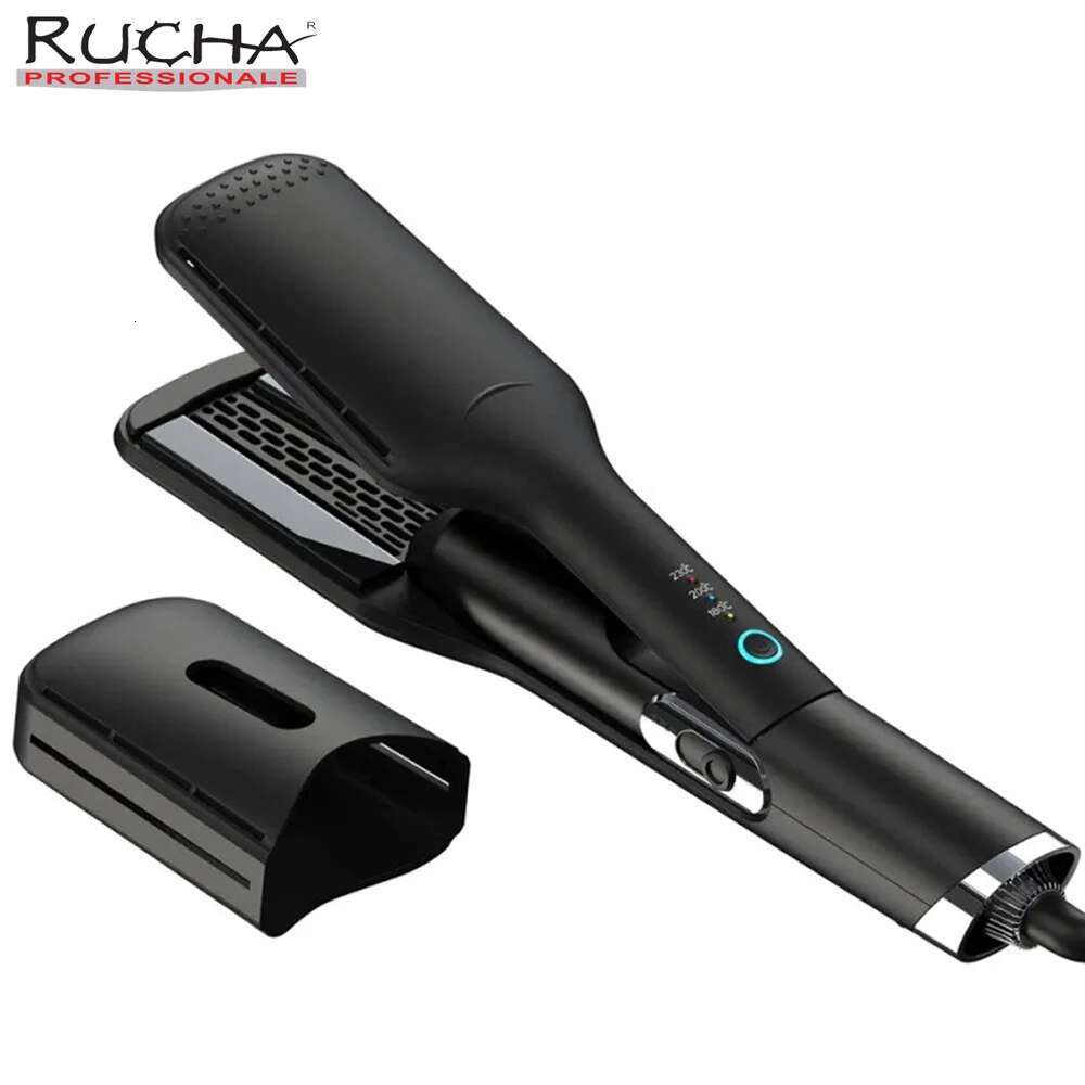 Professional Straightener With Hot Air Ionic Flat Iron 230°C Ceramic Coating Plate Hair Styler