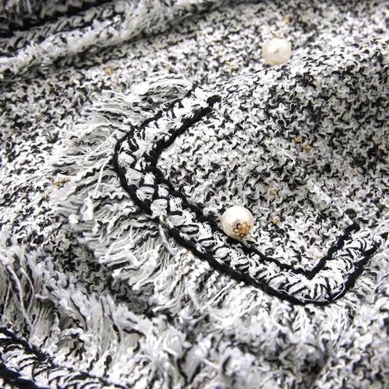 New Fair Maiden Celebrities Tweed Jacket Female Show Thin Little Sweet Wind Short Coat