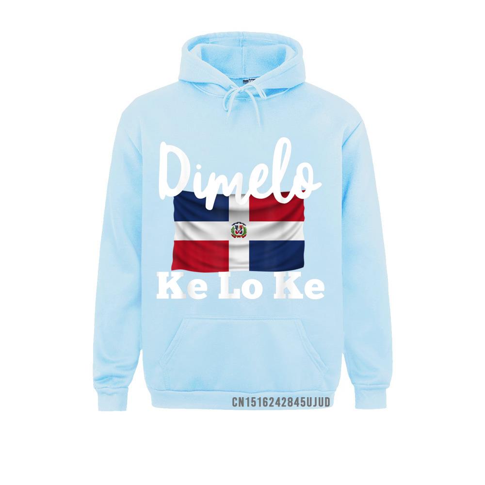Dimelo Ke Lo Ke Dominican Republic Pullover Comfortable Sweatshirts Hoodies For Male Faddish England Style Sweatshirts