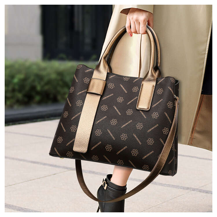 Women's Bags handbag New High end Light Luxury Handheld Large Capacity Tote Women's One Shoulder Crossbody Bag