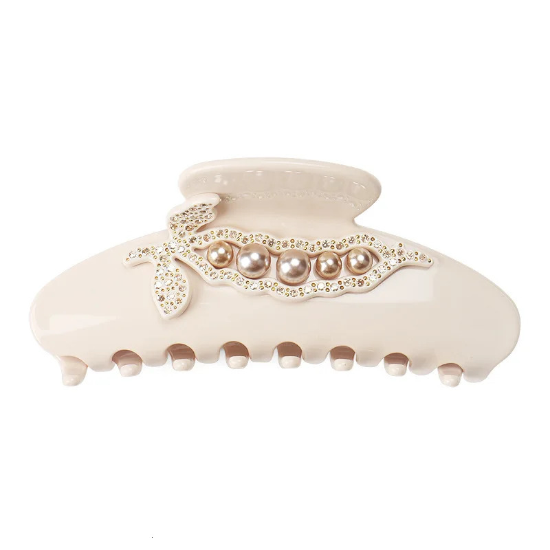 A French Styles Hair Jewelry Ornament Accessory for Women Girls Classic Hair Claw Clip Ponytail Holder for Business Travel Prom 250106