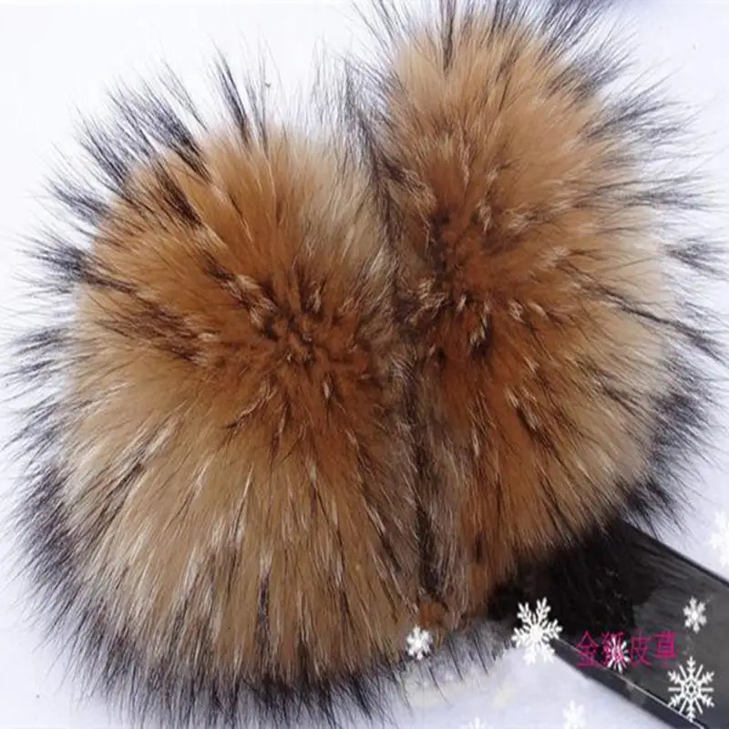 Fur Headphones Genuine Fur Earmuffs Genuine Headphones Raccoon Fur Earmuffs Winter Protection Ear Full Fur Ear Warmer 250106