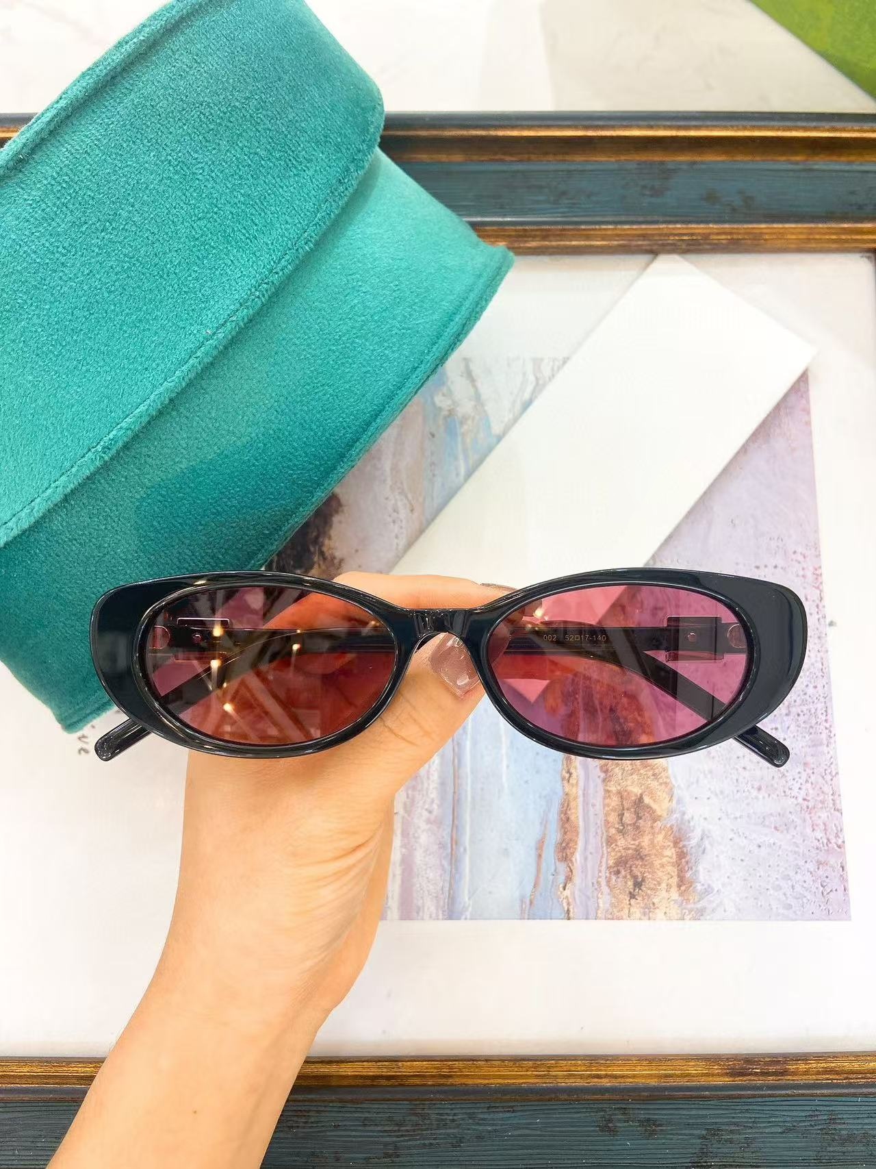 Designer Sunglasses Top Quality 1680112 Cat Eye sunglasses for women Fashion Outdoor Timeless Classic Style Eyewear Retro Unisex Driving Anti-UV400 with case