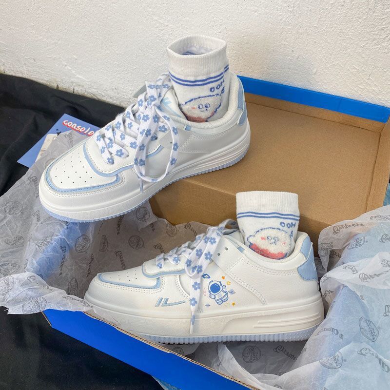 Ddmywed Sports For Women In Spring And Autumn New Board Comfortable Student White Shoes, Instagram Elegant Trendy Women's Shoes Chinese Brand Sho