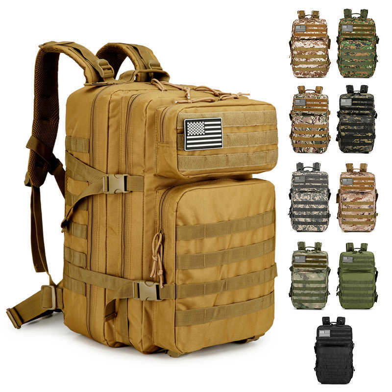 Tactical Bag Outdoor Tactical Backpack Outdoor Mountaineering Large Capacity Travel Bag Military Fan Camping Backpack 240920