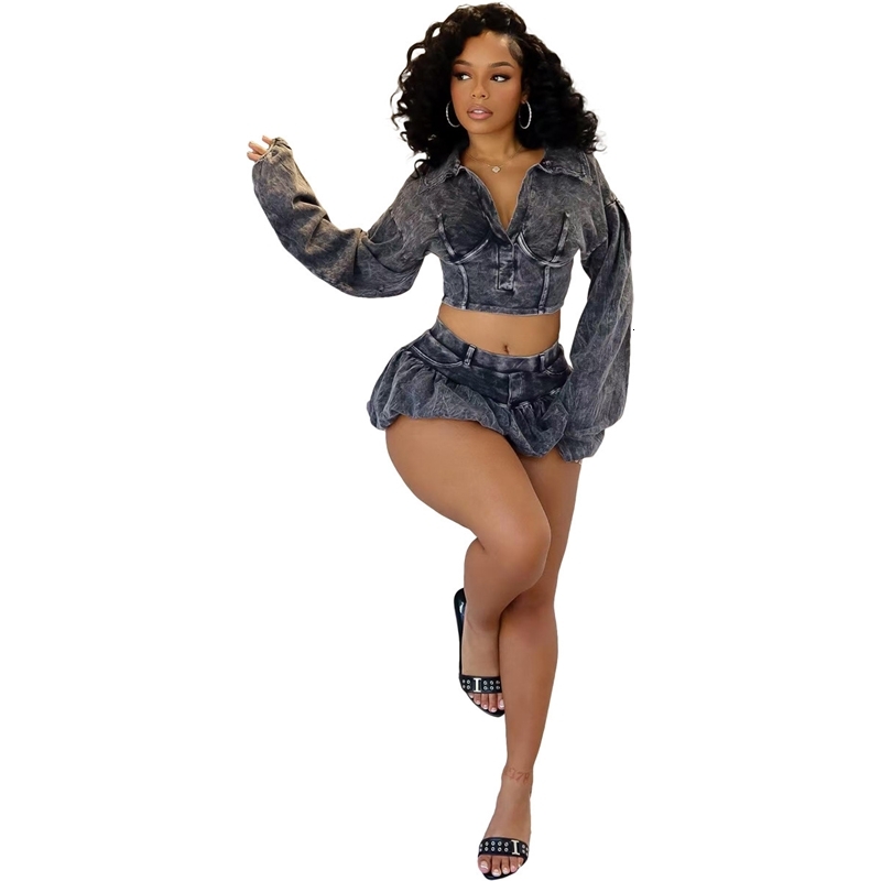 Women Tracksuits Two Pieces Set 2025 New Fashion Pickled Stir Fried Used Skirt Set (with Safety Pants)