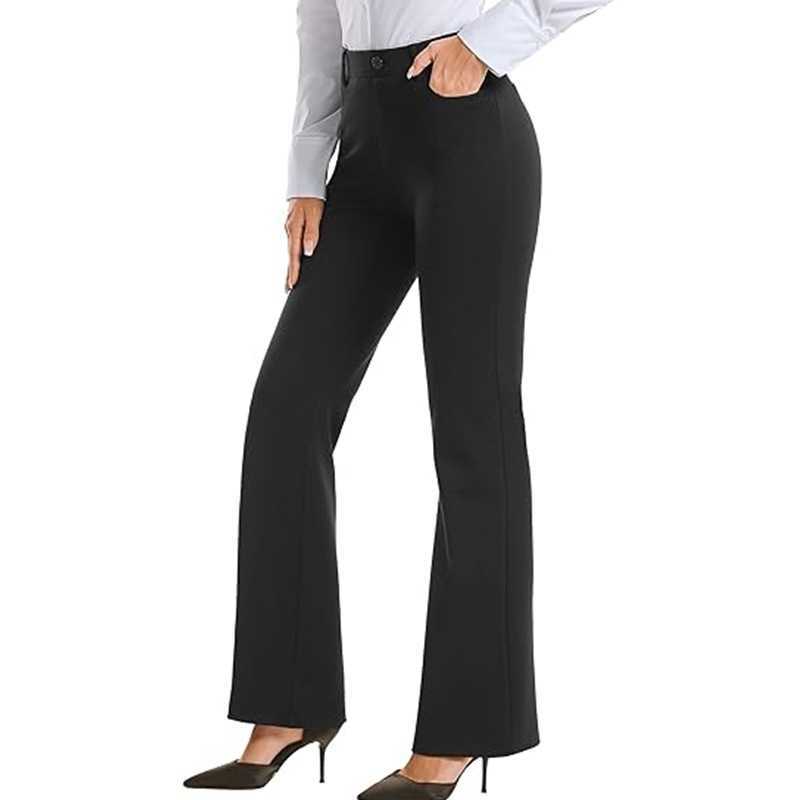Womens Formal Pants Business Casual Work with Pockets Regular Suitable for Office Wear
