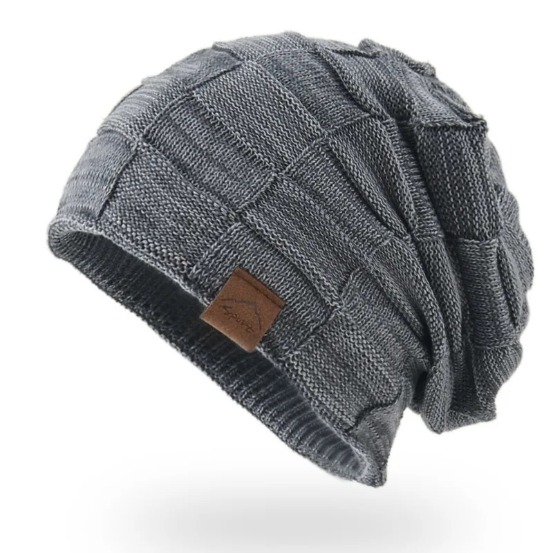 Women Men Winter Warm Hat For Adult Unisex Outdoor Wool Winter Knitted Beanies Skullies Casual Hats Cap Drop 250106