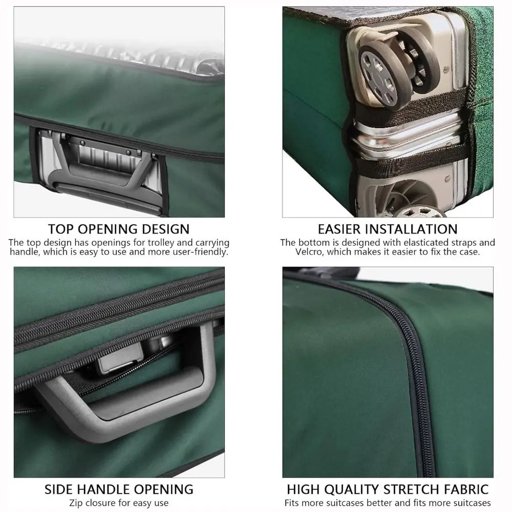 PVC Suitcase Cover Clear Luggage Protector Travel Wrap Luggage Dust Cover No Disassembly Required Waterproof Suitcase Cover 250103