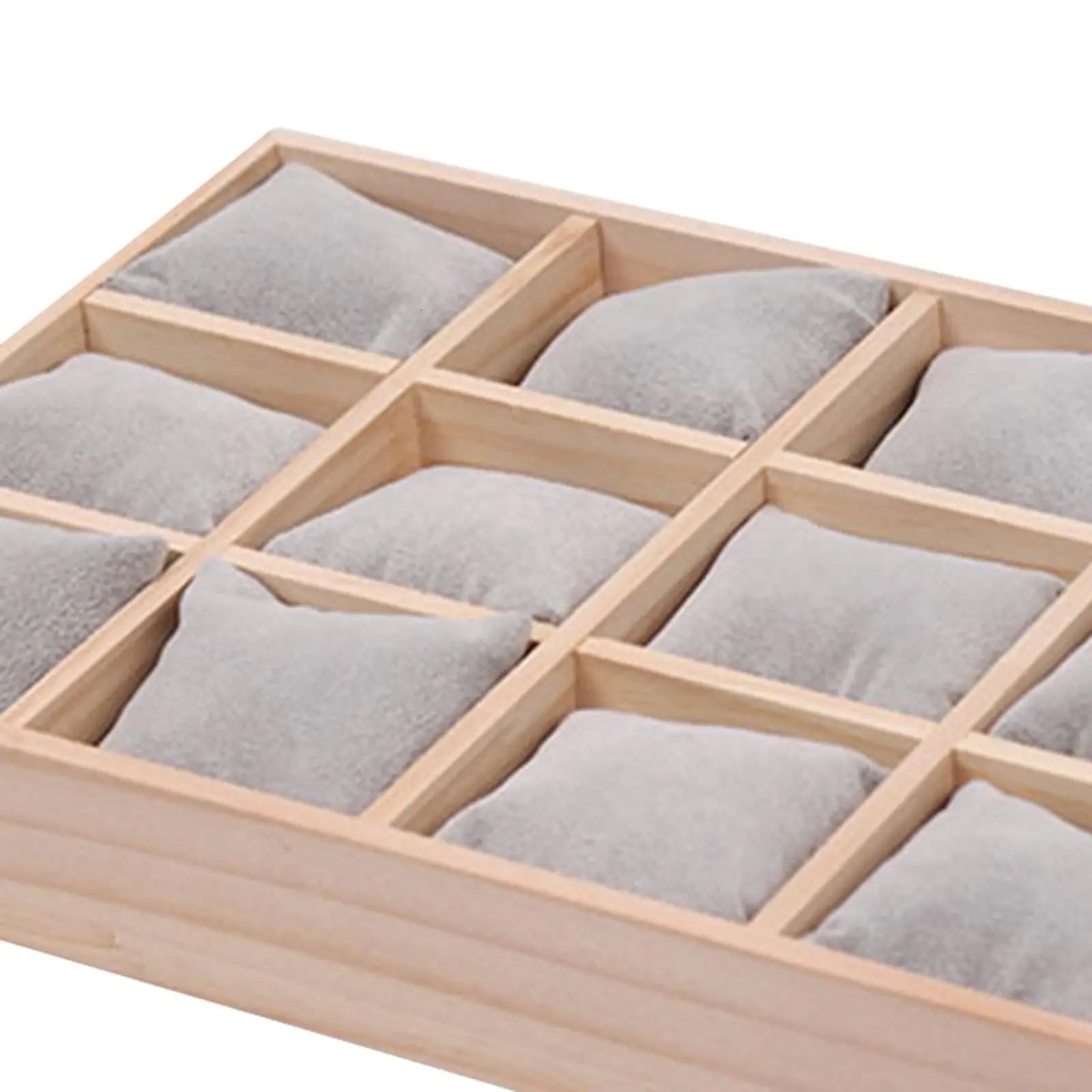 Watch organizer tray display box wooden display box gift counter bracelet 250102