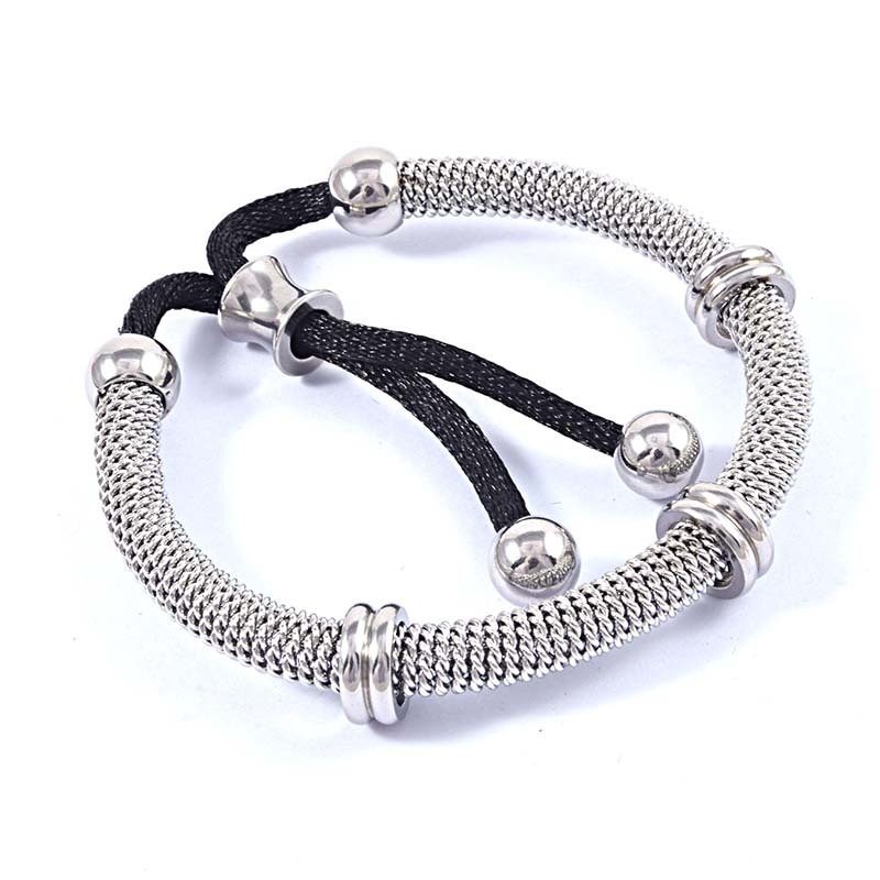 Hot Fashion Women Girls Silver Gold Stainless Steel Cable Wire Chain Bracelets Jewelry A Gift
