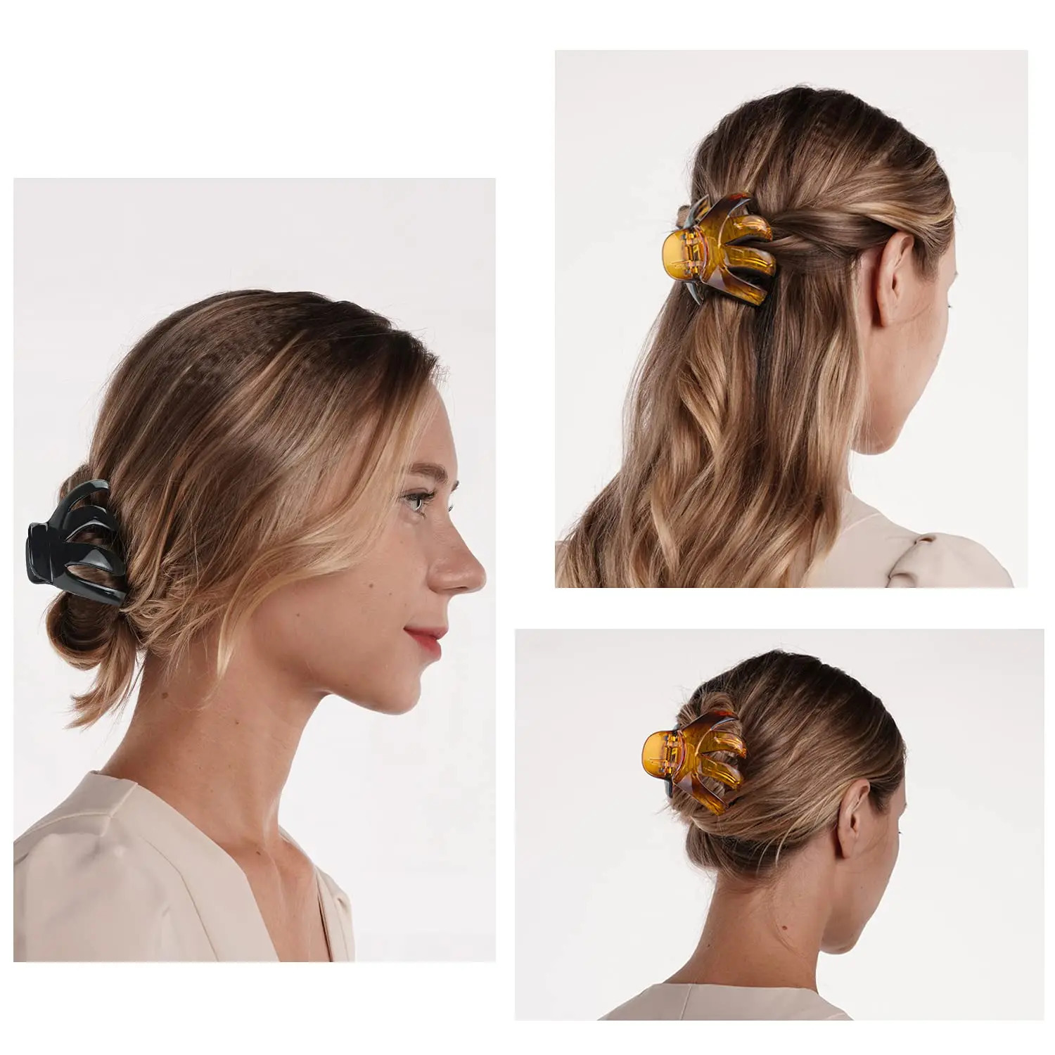 Big Claw Hair Clips for Thick Hair 3.2 Octopus Clips for Women and Girls Hair Jaw Clips Strong Hold Ju 250106