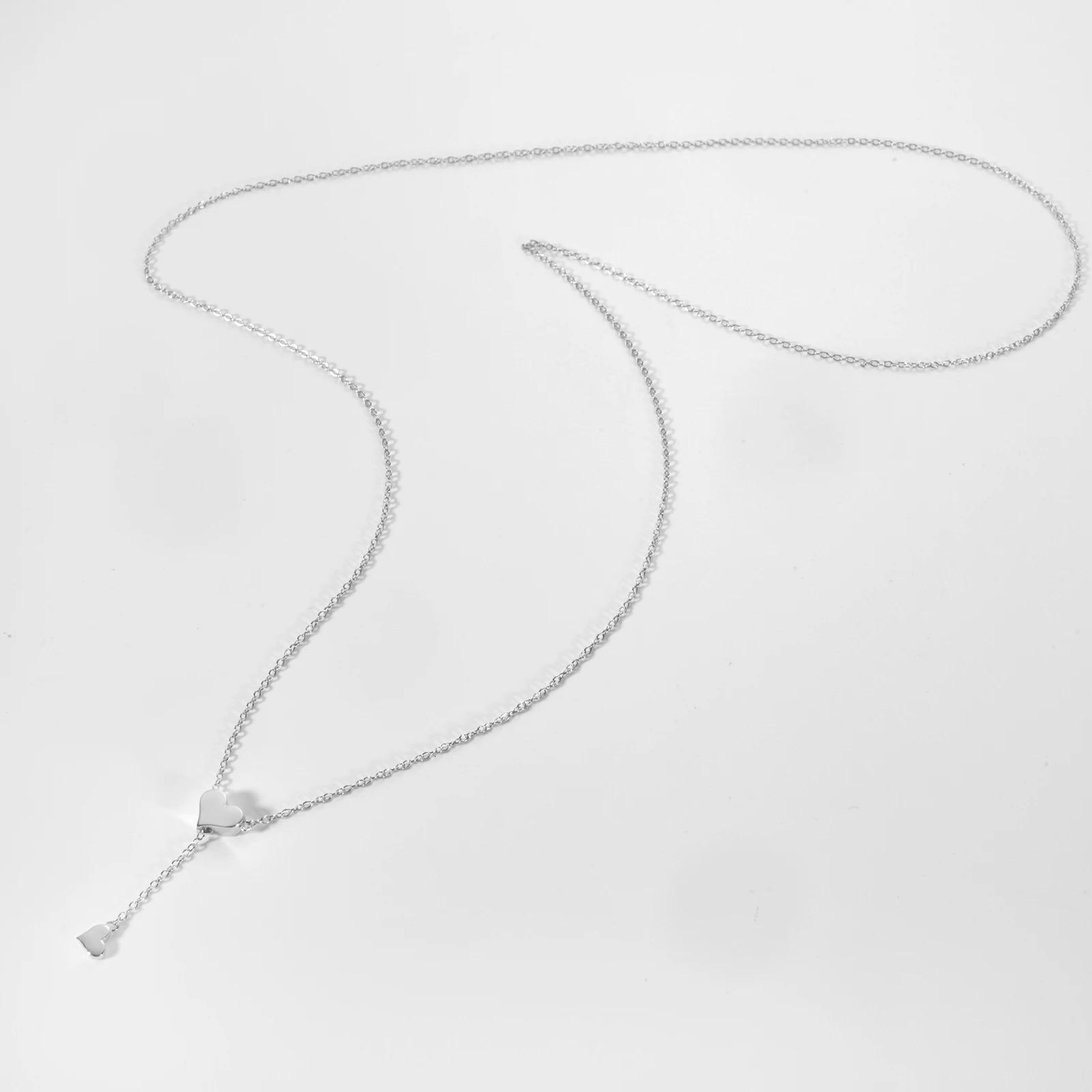 VEWANT 925 Sterling Silver Heart Pendant Long Chain Necklace Adjustable Choker 2024 Fine Jewelry 250106