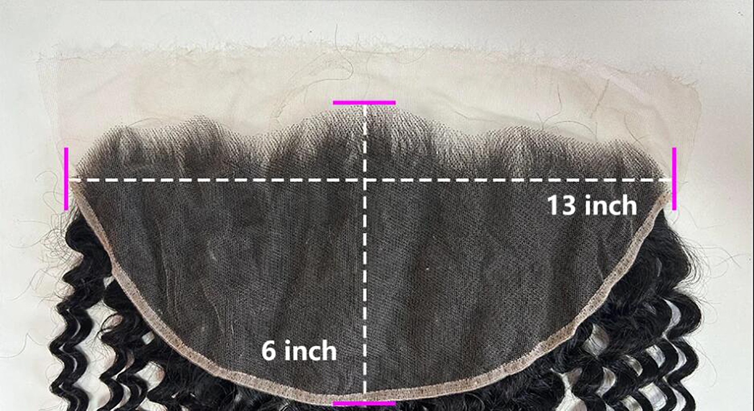 Free shipping Brazilian Jerry Curly 13x6 Tranparent HD Lace Frontal Human Natural Black Closure Pre Plucked With Baby Hair