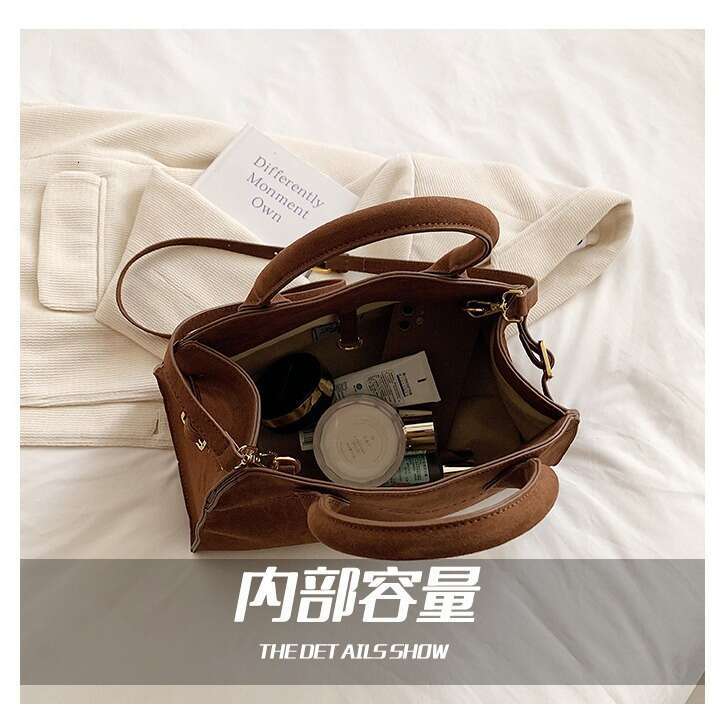Women's Bags handbag Tote suede women's casual versatile handbag high-end sense large capacity single shoulder bag for women