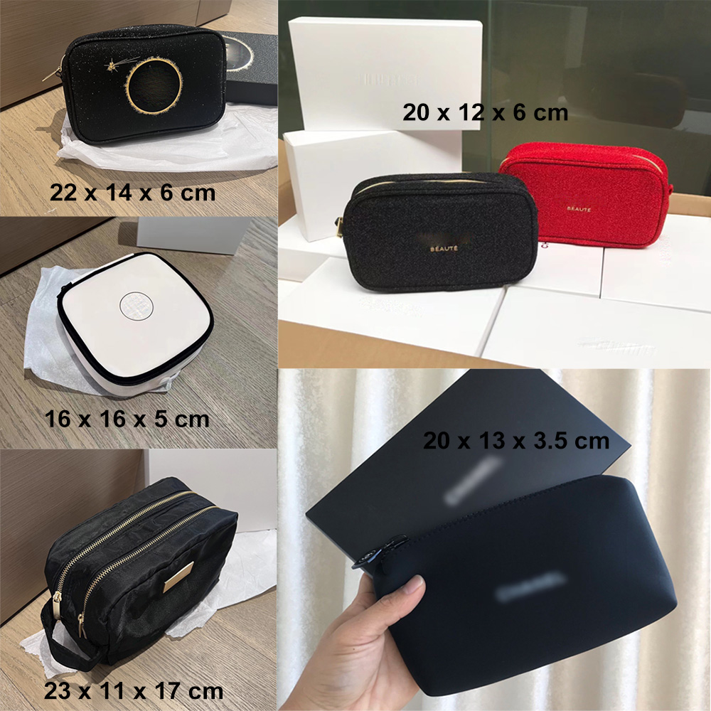 Designer's Women Makeup Box Bag Toiletry bag Classic logo Cosmetic Brush Bucket Beauty Pen Desktop Storage Box Beauty Case With Gift Box for Home Travel Bathroom