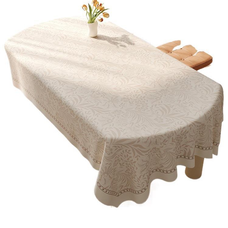 Waterproof and Oil-proof Leave-in and Anti-scalding Pvc Dining Table Tablecloth Coffee Table Cover