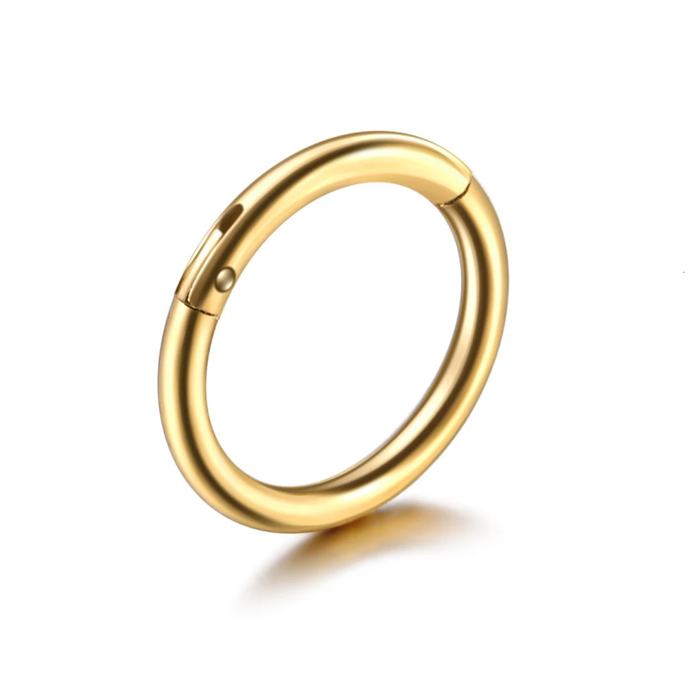 10Pcs/lot G23 Nose Septum Rings Open Small Septum Piercing Nose Earrings Women Men Ear Nose Piercing Jewelry 250103