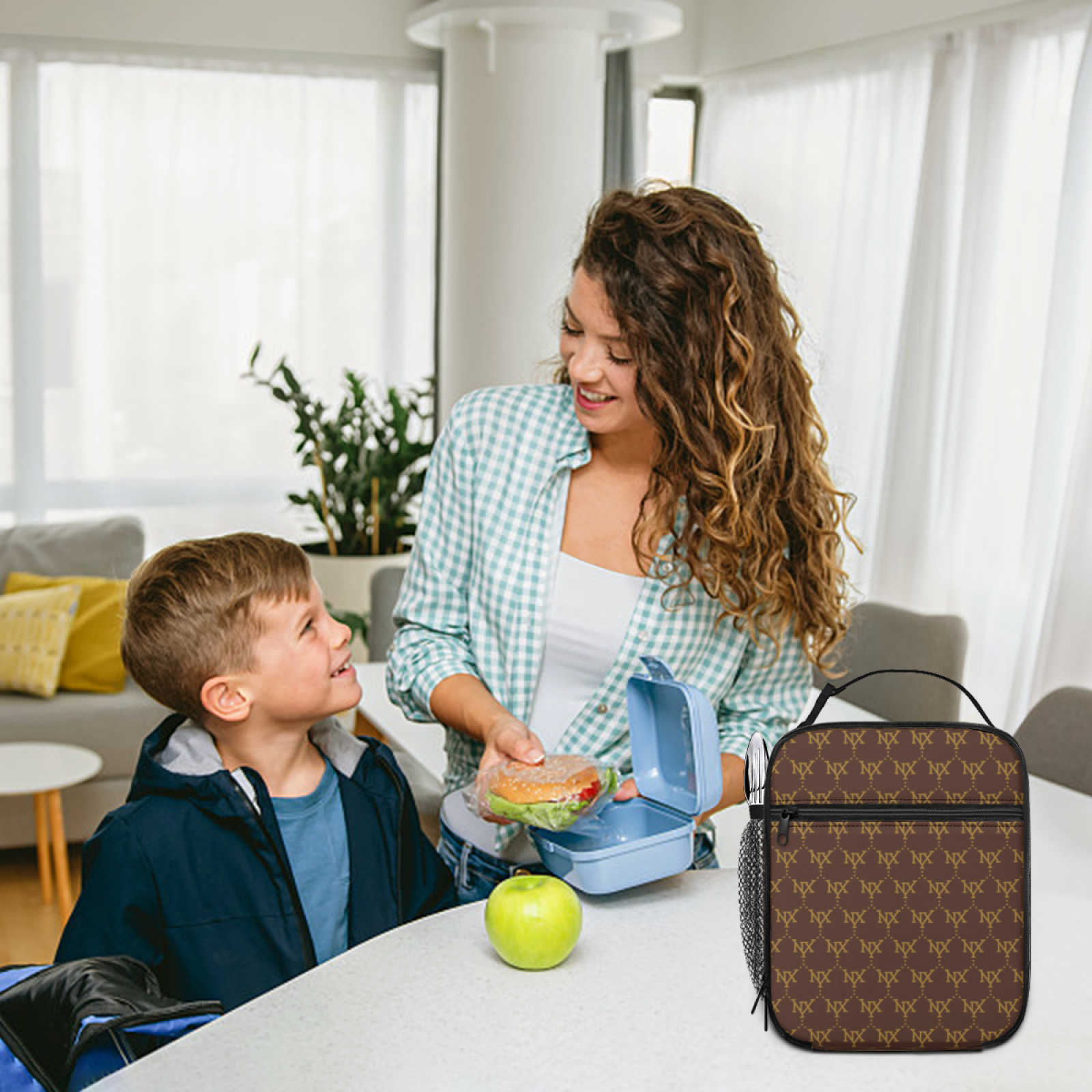 NXY Portable Portable Insulated LUNCH BAG Tote Bag Lunch Bag Office Worker Lunch Box Insulation Bag Handbag Insulation Bag Student