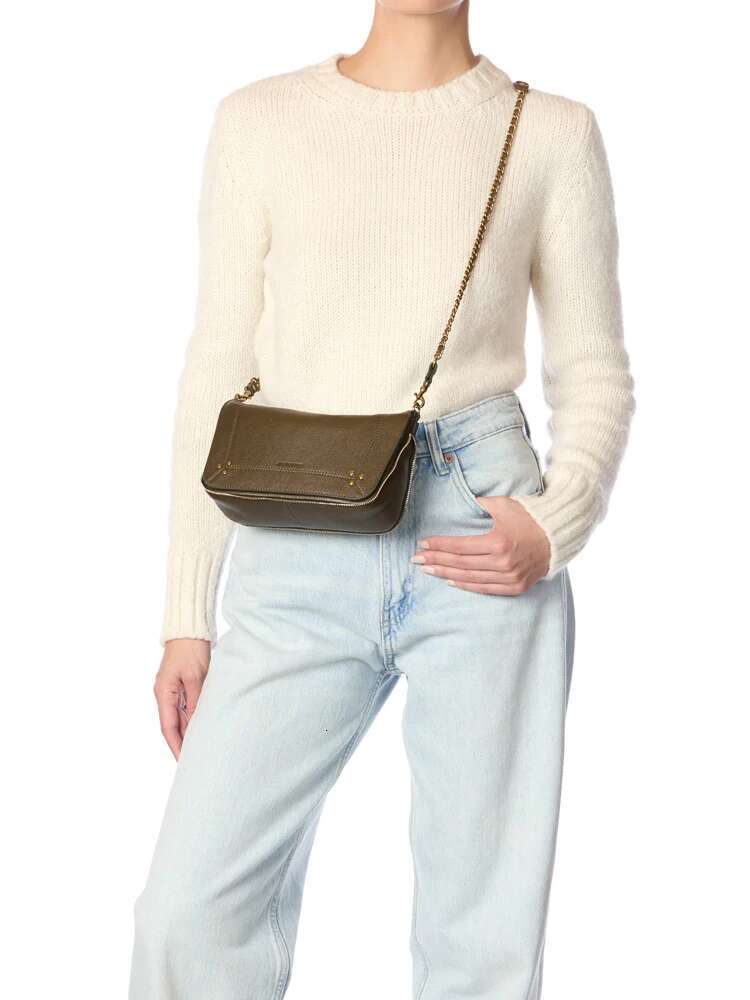 New Women's Shoulder Or Cross Bag Removable Belt Braided And Adjustable Chain In Closed With Magnetic Leather Flaps