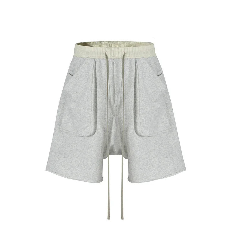 Large Pocket Cross Pant Streetwear Y2k Shorts Men Techwear Basketball 250103