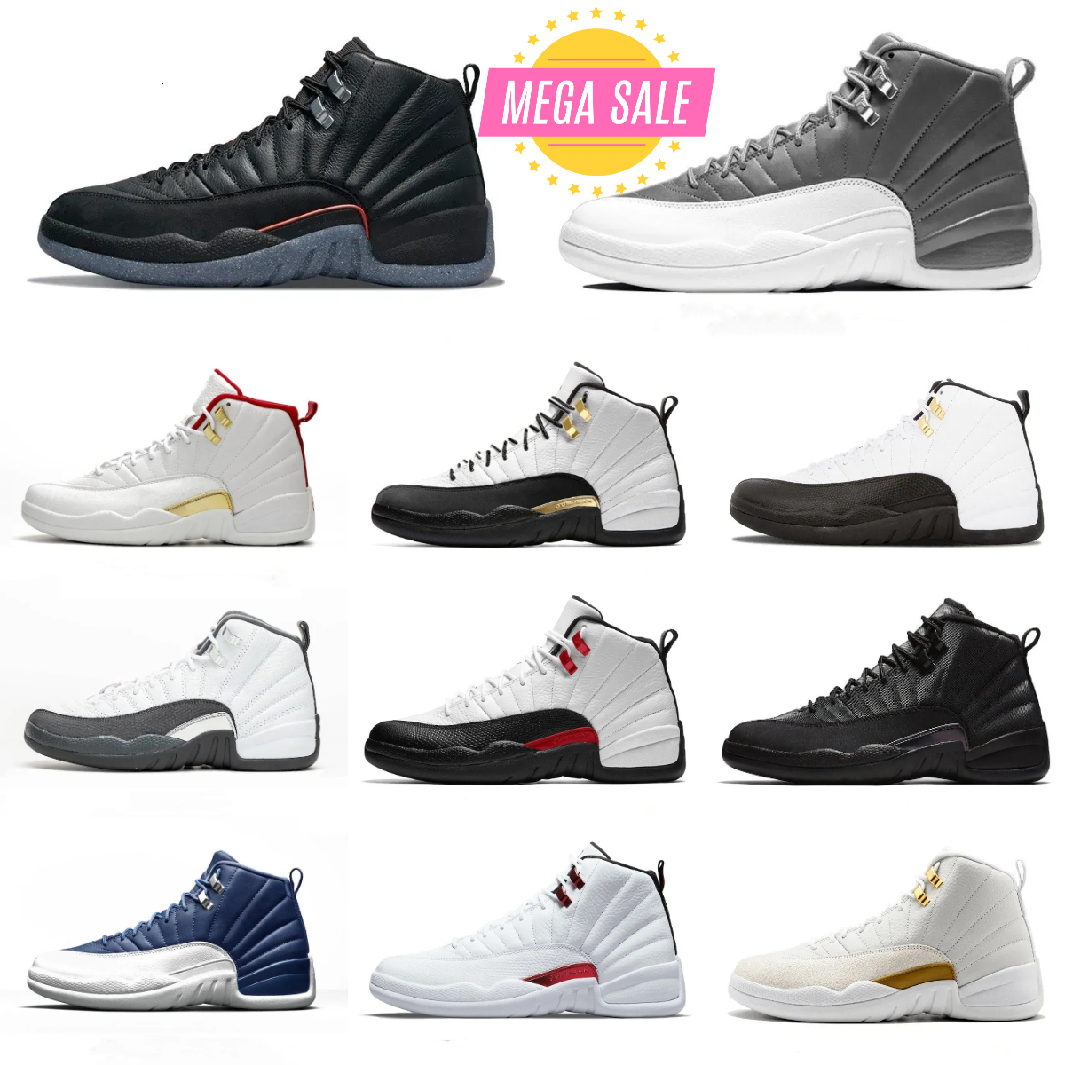 Trainers 12 12s Mens Basketball Shoes Jump Brilliant Orange Triple Black White University Gold Cherry Twist Gamma Blue Taxi Fiba PlayoffsS Easter Tennis Sneakers U6
