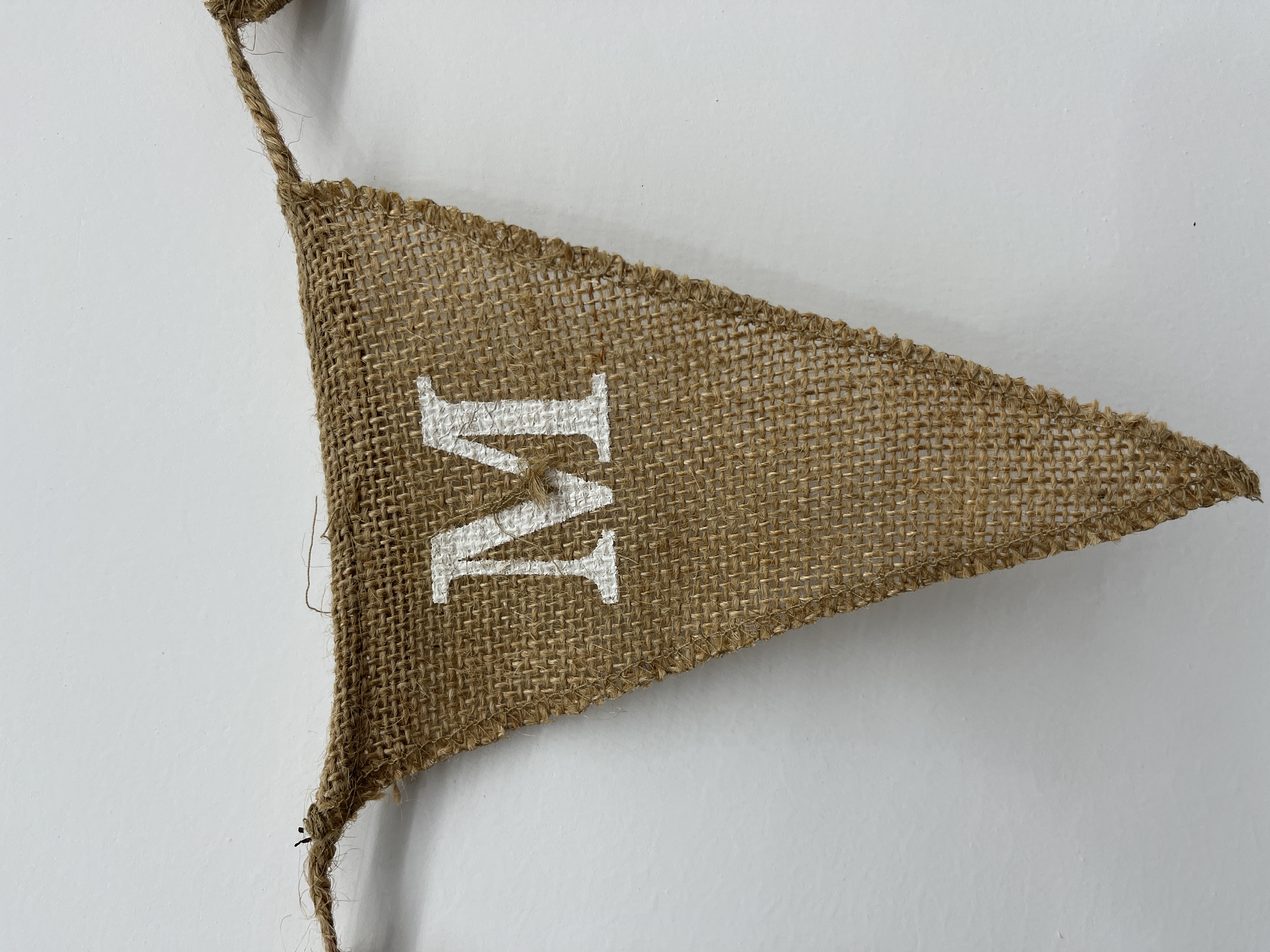Azabu flag wedding party small triangle mr&mrs 6-sided string flag popular DIY decoration triangle flag