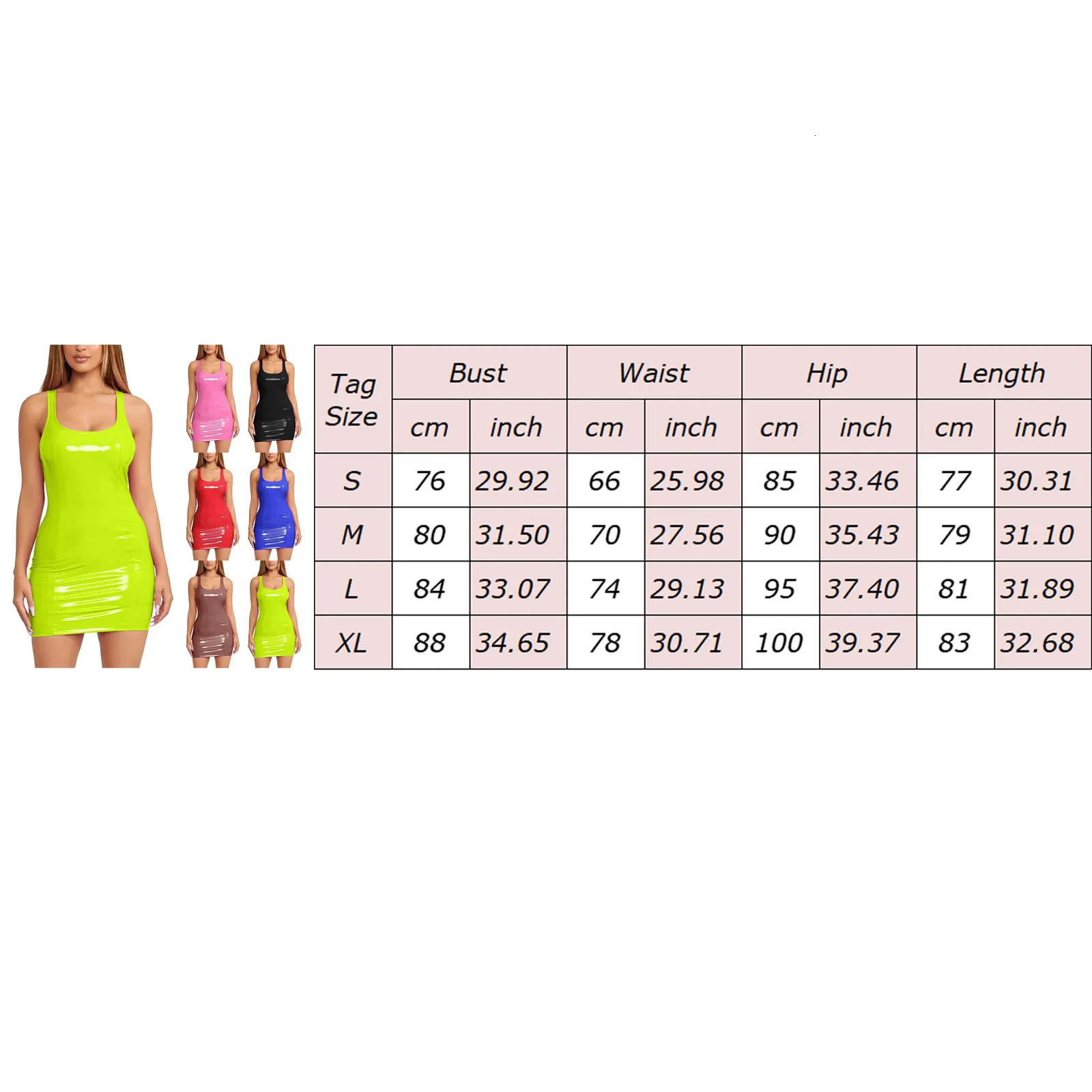 Women Dresses Evening Party Fashion Solid U Neck Sleeveless Leather Mini Bag Hip Night Club Dress Vestidos Para Mujer 250103