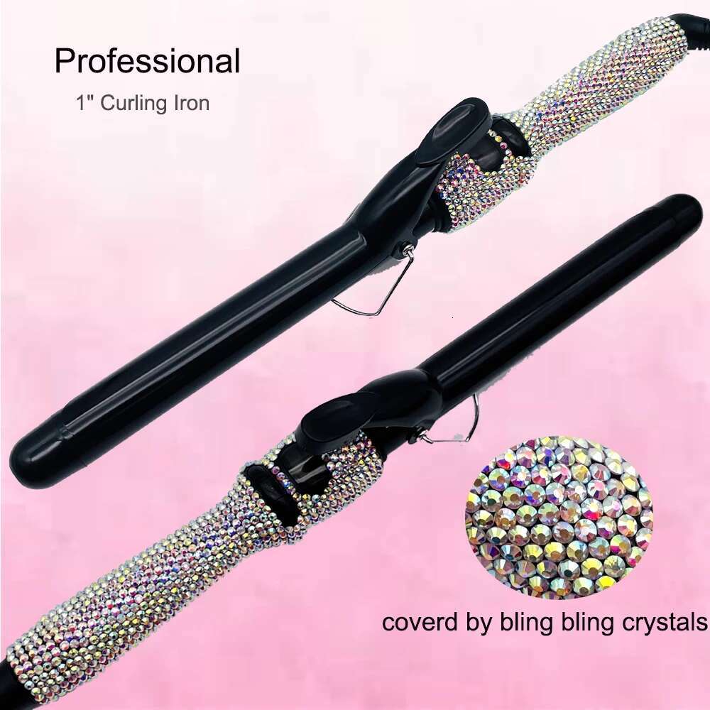 Irons with Clips Rhie Curg Wands for Long Lasting Curls or Waves modelador de cachos boucleur cheveux