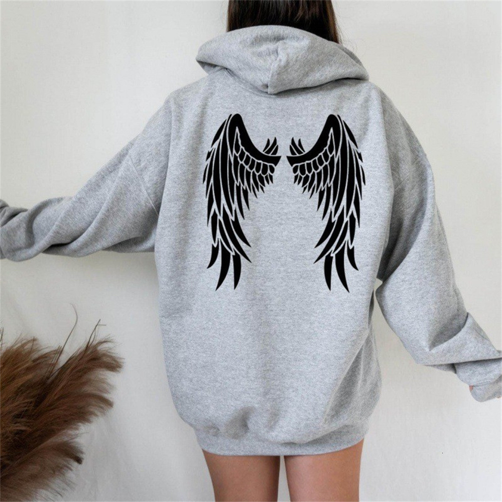 XS-5XL Falling Shoulder Sleeve Dark Style Sportswear Men's and Women's Hoodie Gothic Couple Hip Hop Harajuku