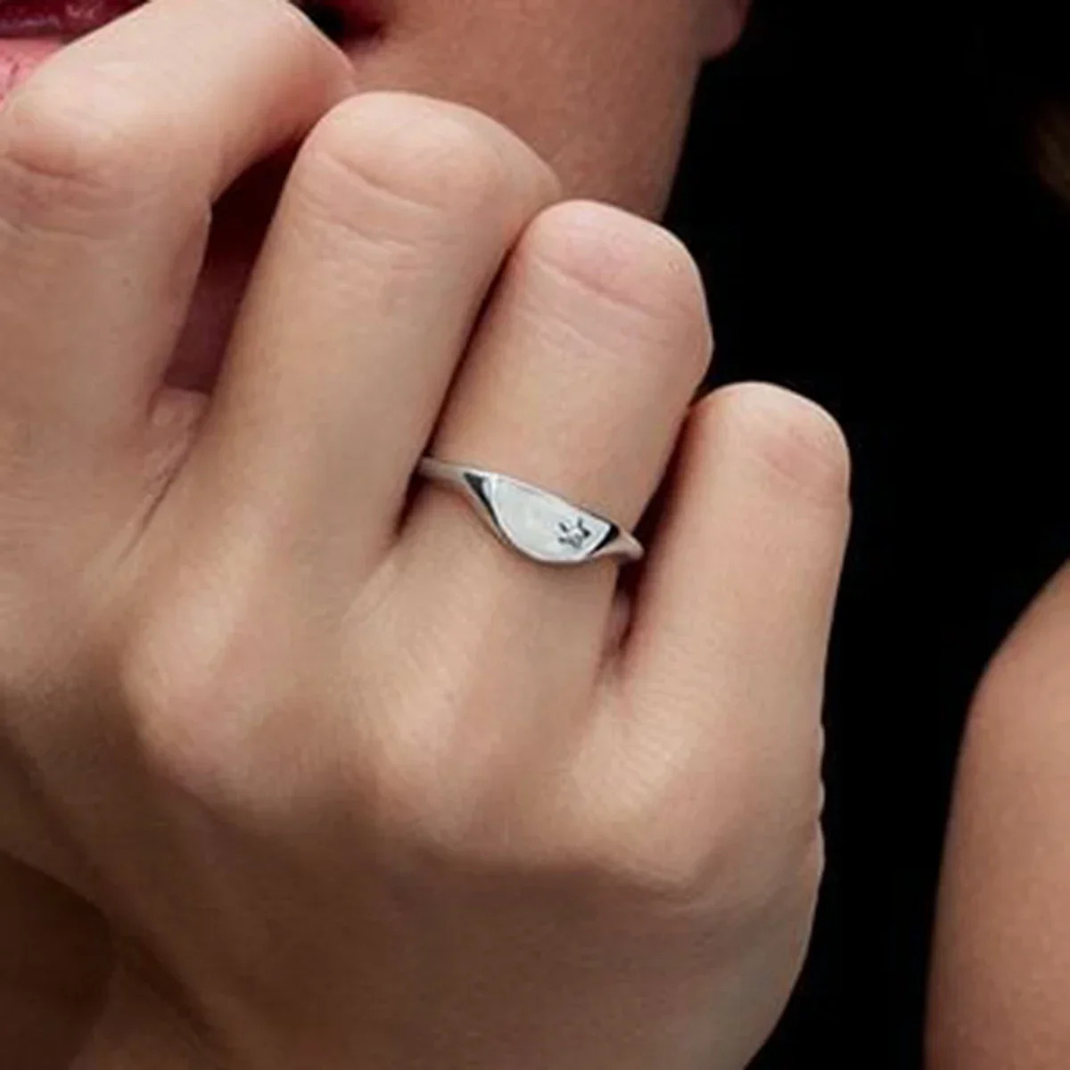 S925 Silver Panjia Me Day Night Ring Set High Quality Sun Moon Ring Set Couple Rings Womens Jewelry 250103