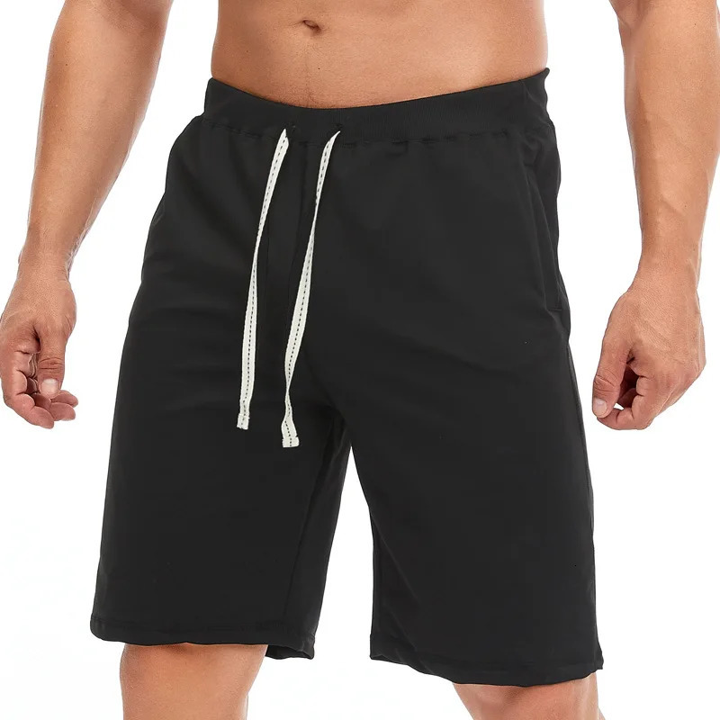 Men Shorts Light Weight Thin Short Pants Running Squat Fitness GYM Wear Quickdrying Drawstring 250103