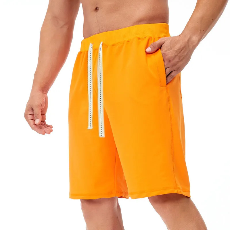 Men Shorts Light Weight Thin Short Pants Running Squat Fitness GYM Wear Quickdrying Drawstring 250103