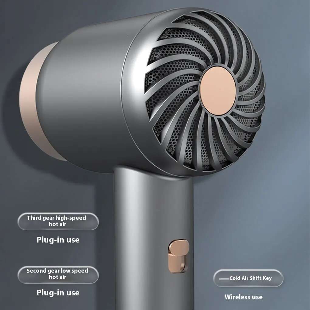 USB Charging Cordless Travel Wireless Dryer Home Rechargeable/Plug-In Negative Ion Hair Cold Portable Dormito