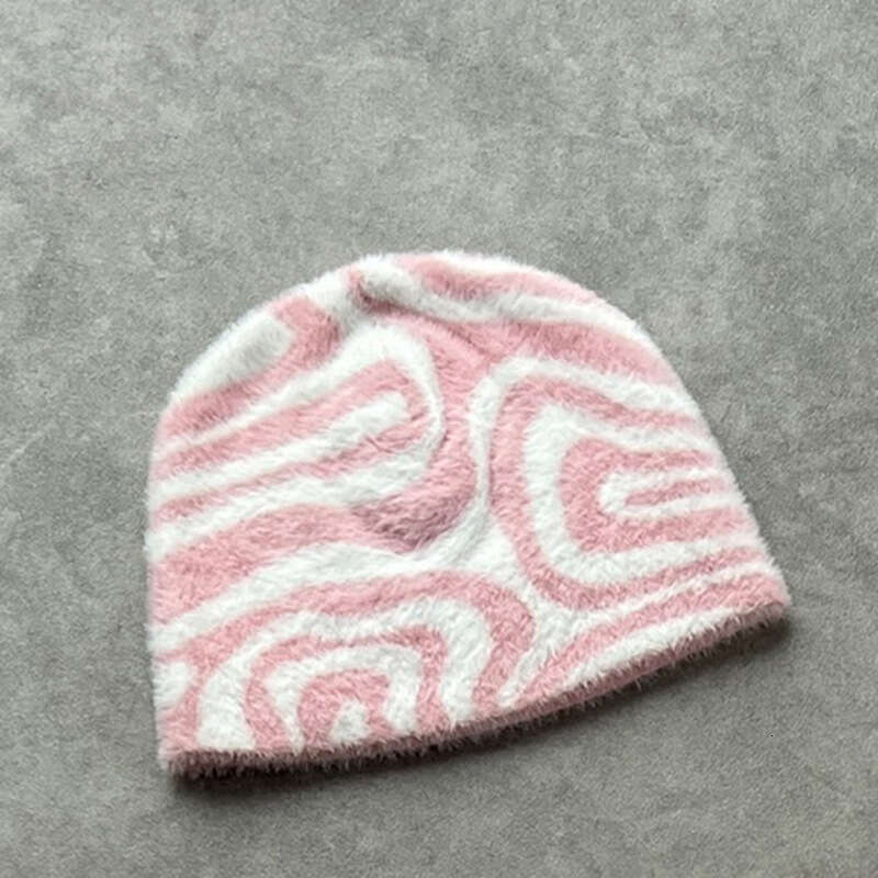 Ins knitted striped pattern jacquard round neck long sleeved high street loose sweater y2k