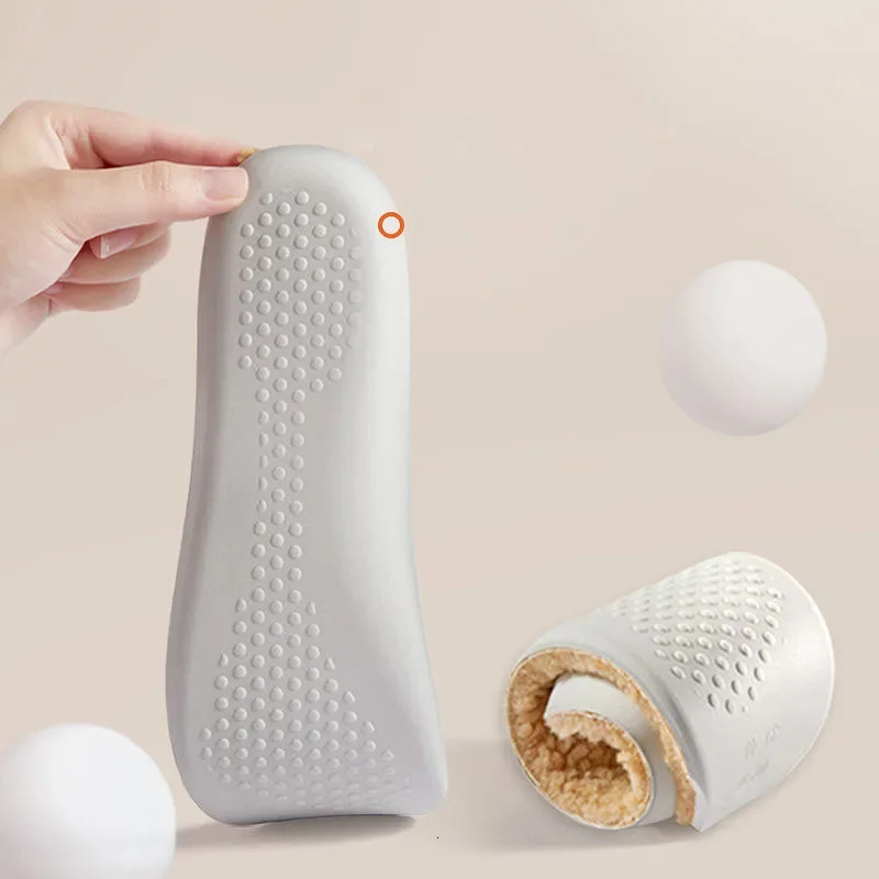 Warm Plush Self Heated Insole Winter Latex Sports Insole Shoes for Shoe Arch Support Shoe Pads Shock Absorbing Shoe Sole Inserts 250106