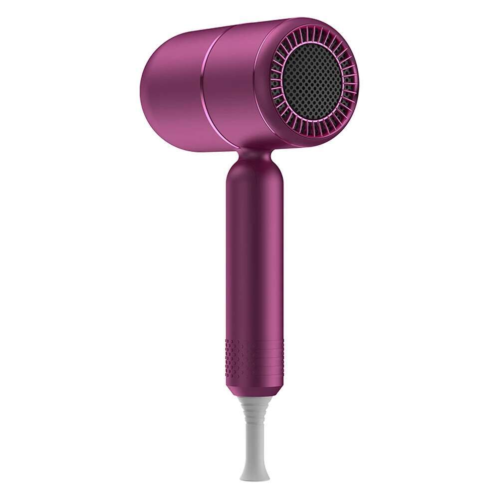 with Diffuser Ionic Blow Dryer Professional Portable Dryers Accessories for Women Curly Hair Purple Home Applian