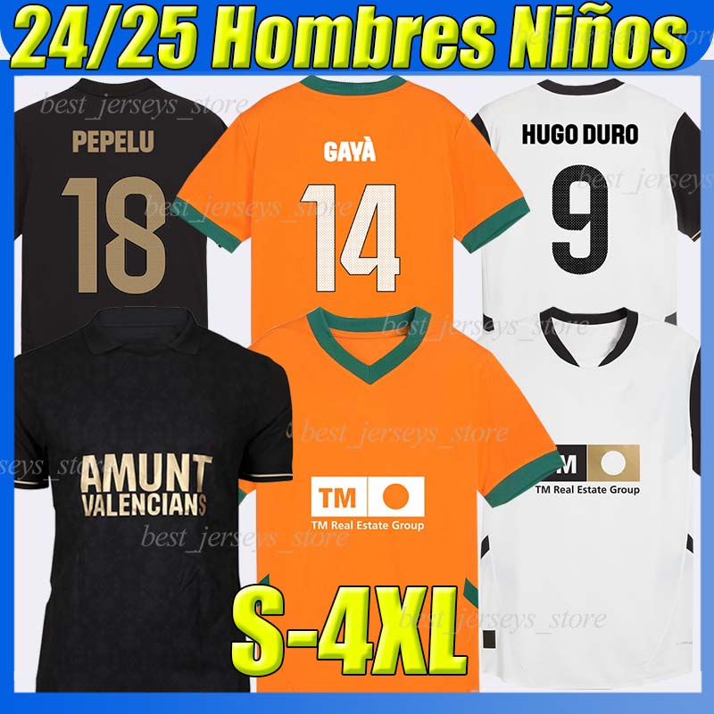 4XL 24/25 AMUNT VaLeNcIaES 3rd soccer jerseys GAYA PEPELU HUGO DURO camisetas de futbol RAFA MIR THIERRY R. HUGO G. DIAKHABY DIEGO LOPEZ 2025 men kids kits football shirt