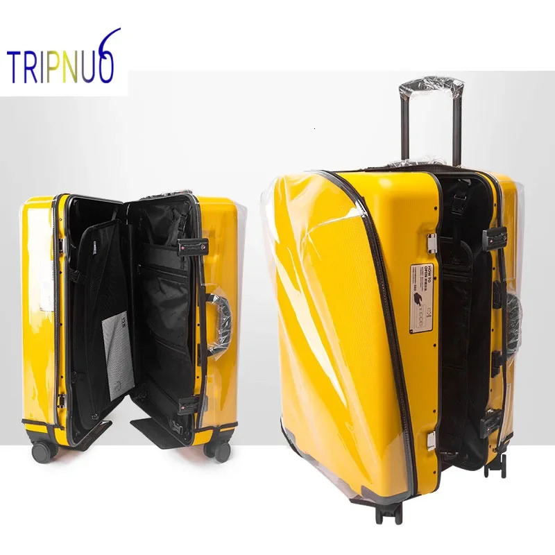 PVC Transparent Disassembly Trolley Case Luggage Cover Travel Suitcase Protect Cover Dustproof Waterproof Travel Accessories 250103