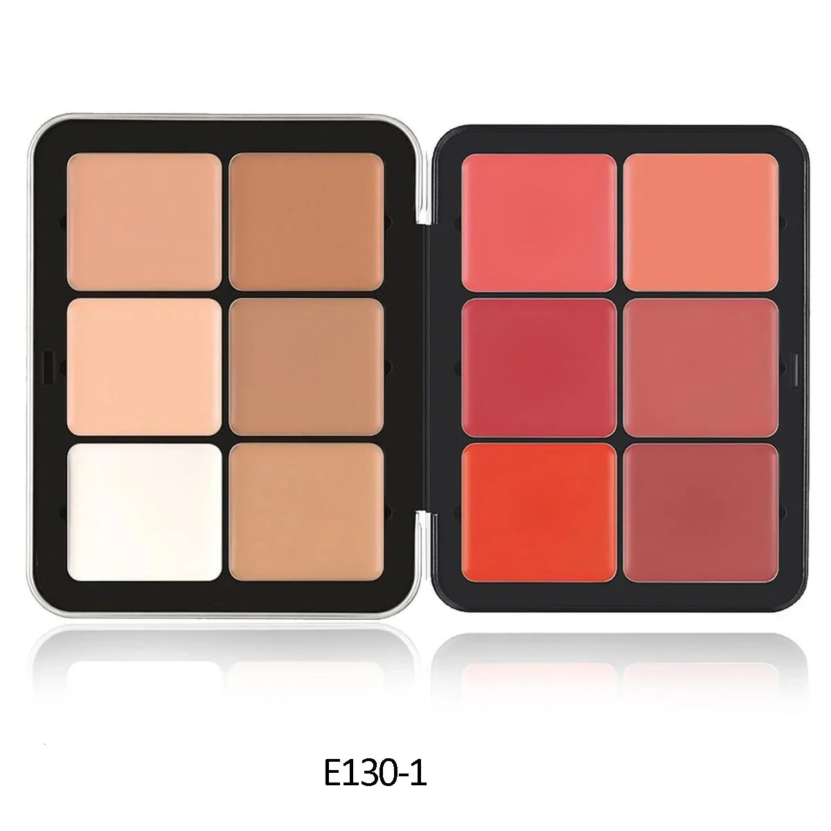 Boutique 12 Colors Iron Box Creamy Blush Palette Matte Blush Cream Cover Long Lasting Rouge Cream Blusher Concealer All-in-One 250106
